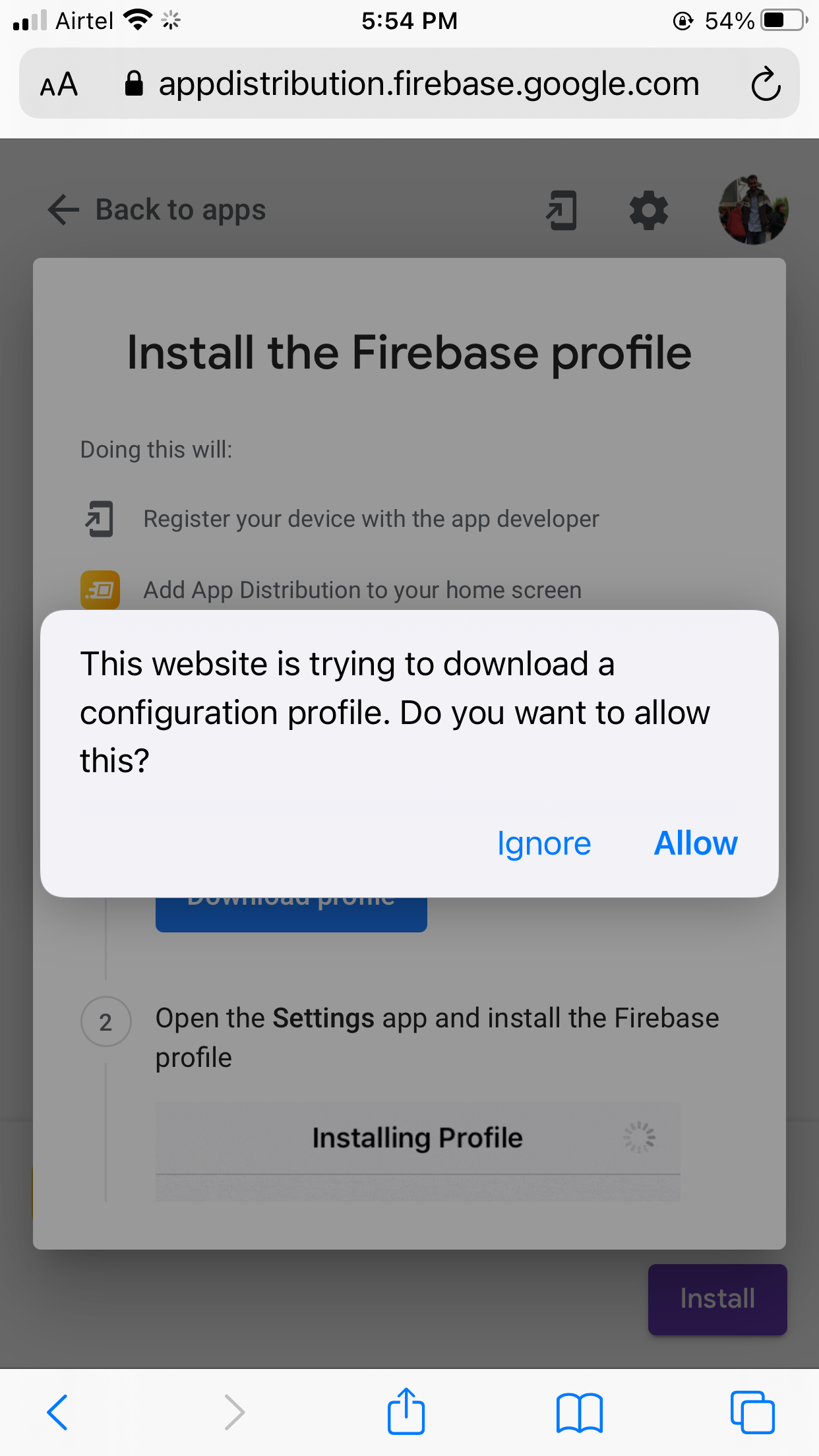 firebase app distribution ios 3