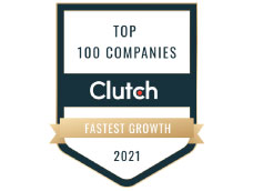 Clutch – Top 100 Fastest Growing Companies
